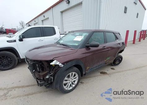2022 Chevrolet Trailblazer Awd Ls z USA, uszkodzony, nr VIN KL79MNSL0NB015669